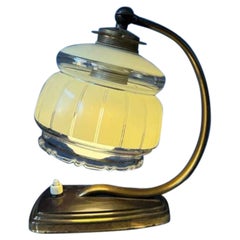 Vintage Art Deco Bedside Table/ Desk Lamp