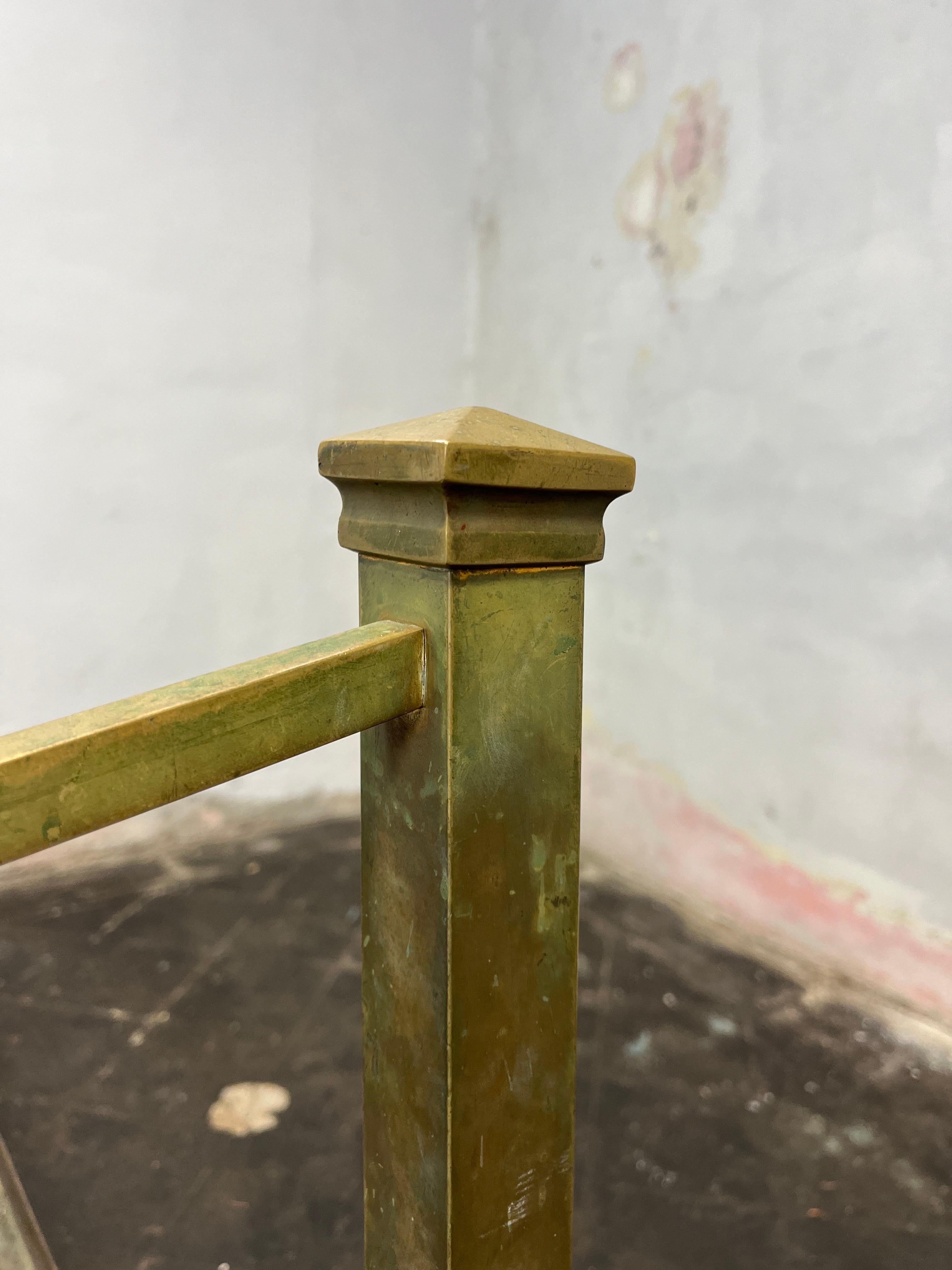 Vintage Art Deco Brass Bed Double 2