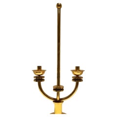 Vintage Art Deco Messing Kandelaber.