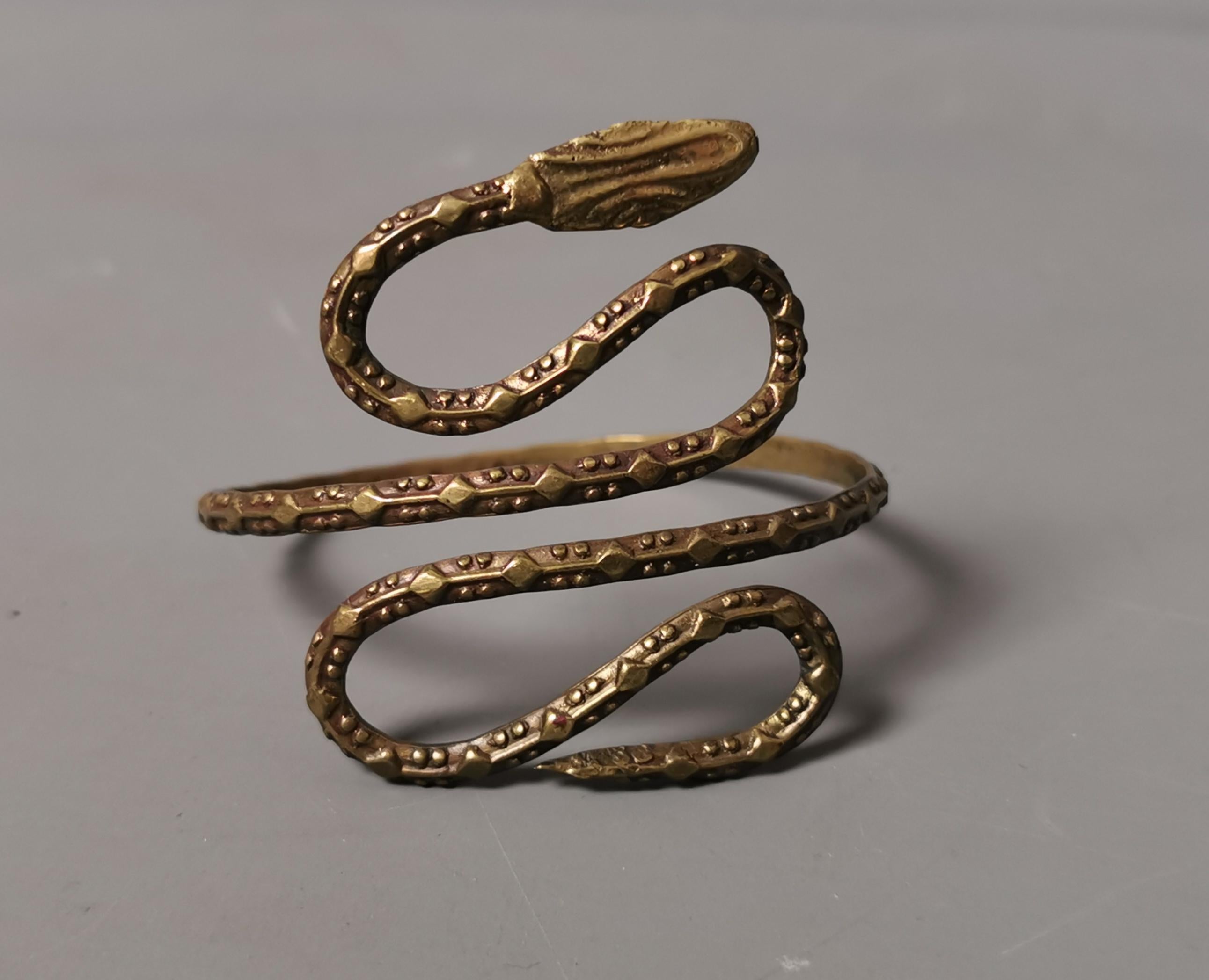 art deco snake