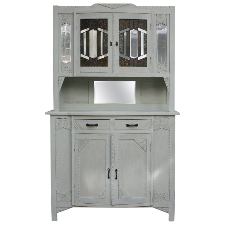 Vintage Art Deco Buffet, Chalk Paint at 1stDibs chalk painted buffets