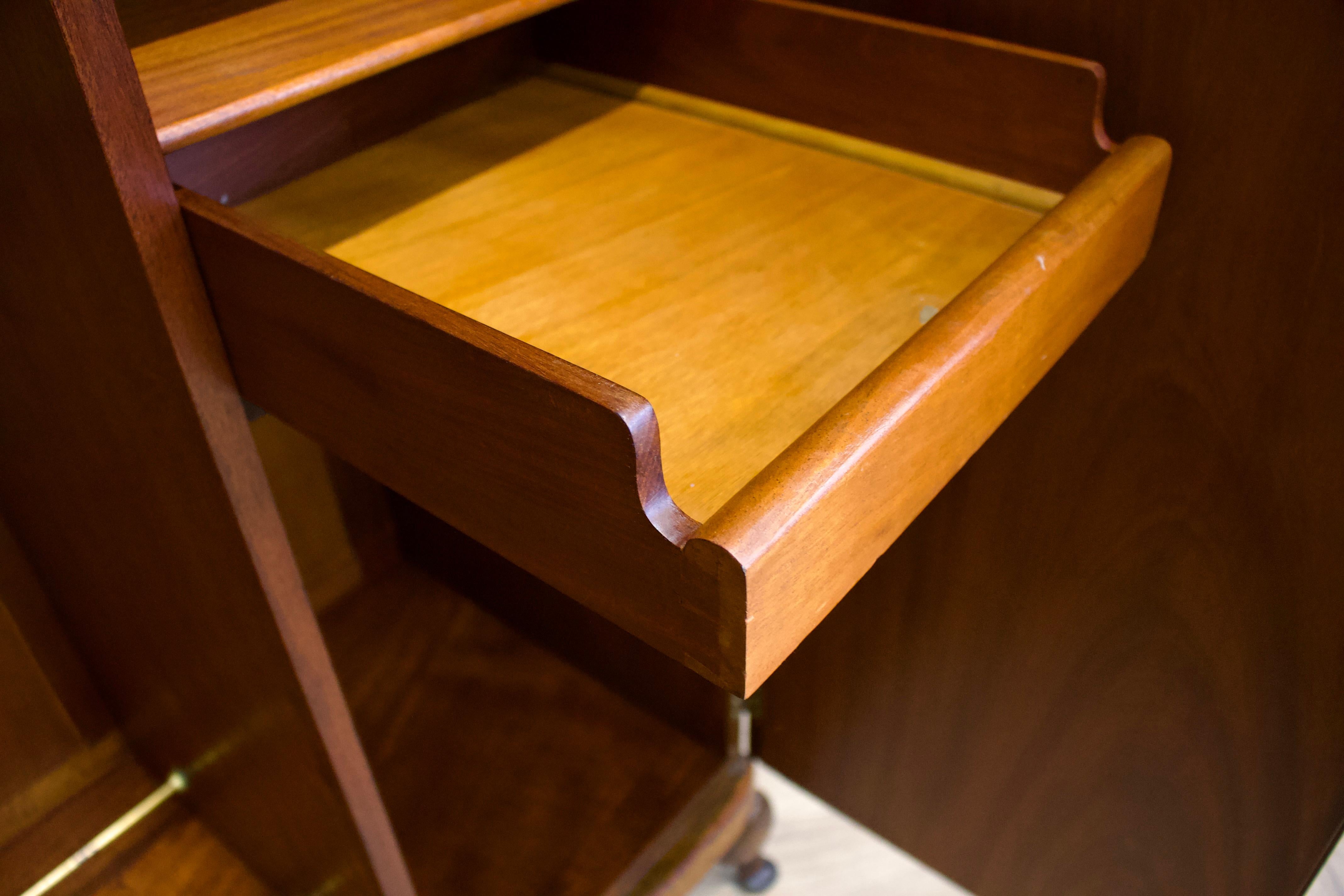 Compact Compactum-Kleiderschrank aus Wurzelnussholz im Art déco-Stil, 1930er Jahre 2