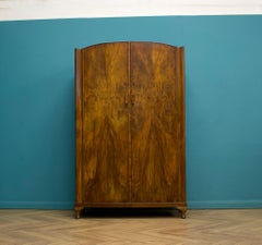 Armoire vintage Art of Vintage en ronce de noyer, années 1930