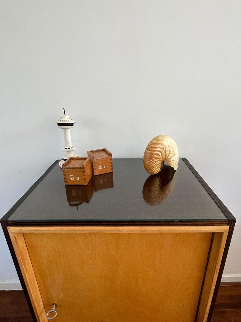 Vintage Art Deco 1960's Wooden MidCentury Design For Sale at 1stDibs