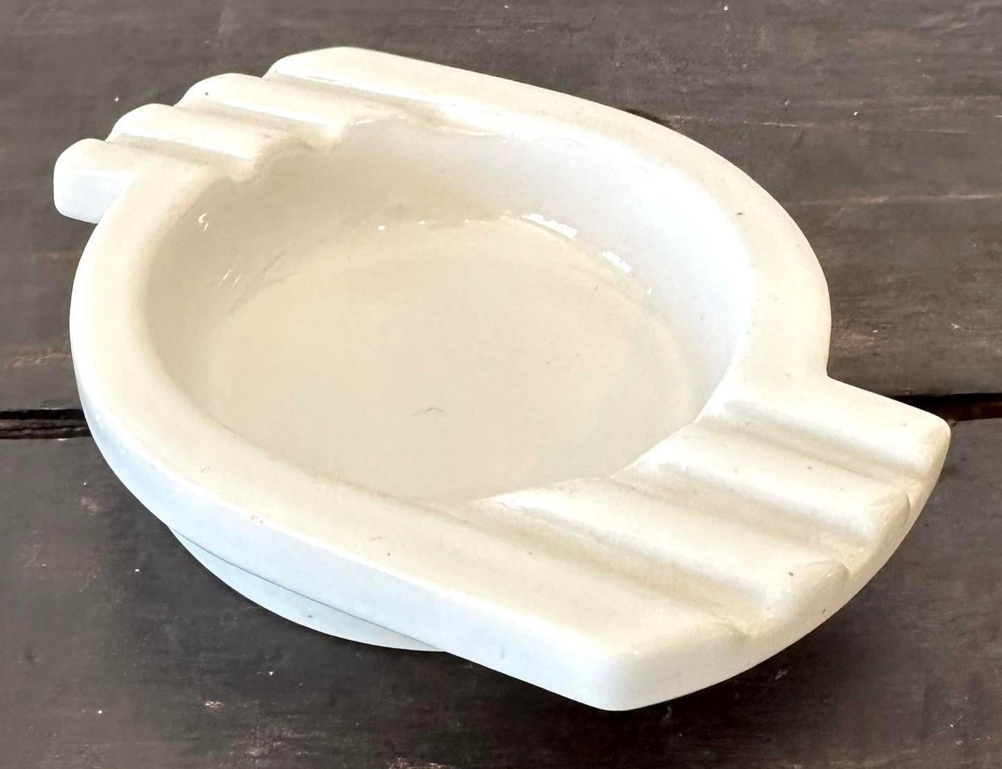 20th Century Vintage Art Deco Ceramic Ashtray