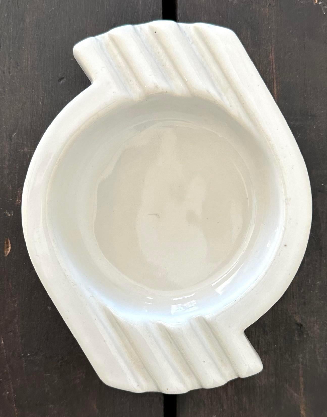 Vintage Art Deco Ceramic Ashtray 1