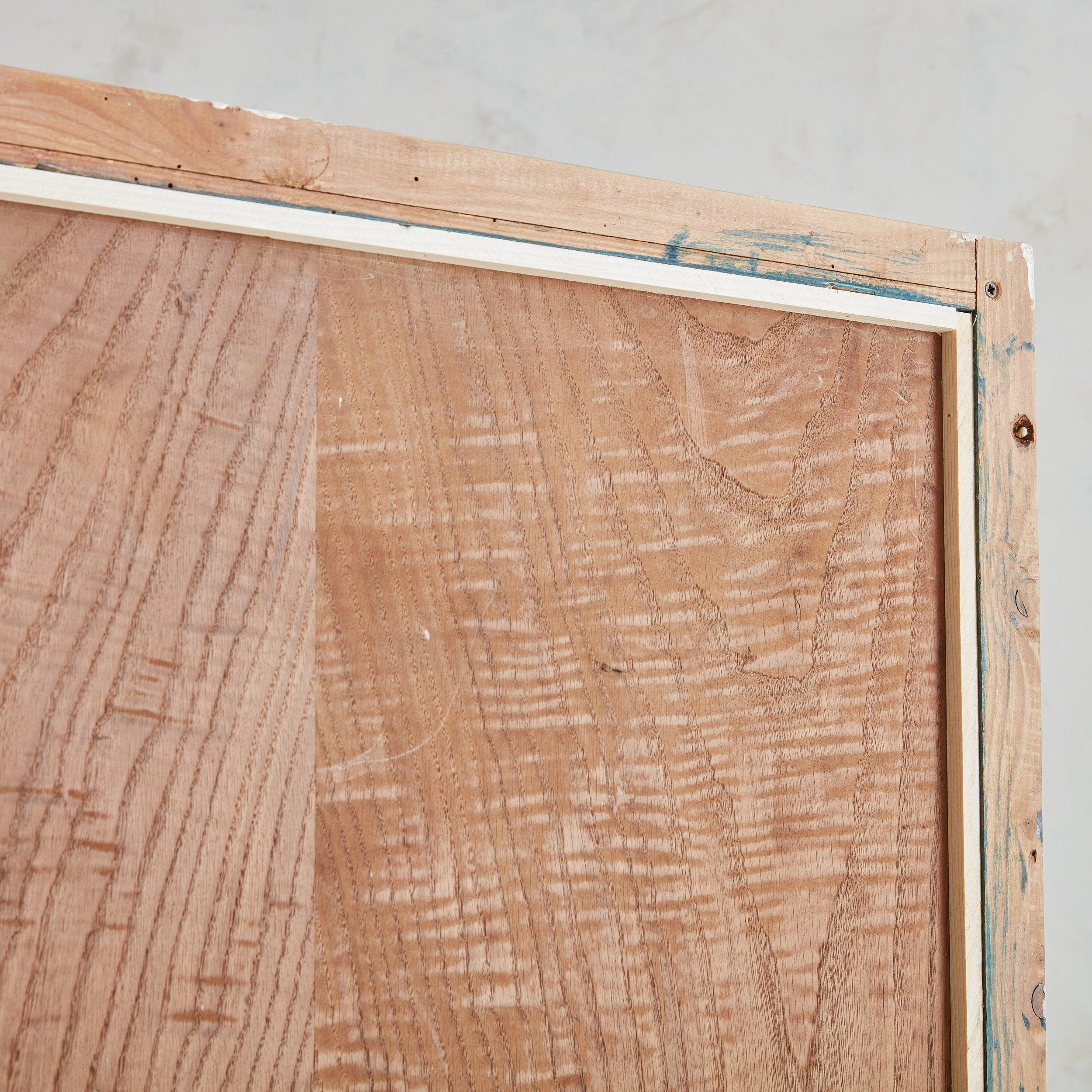 Vintage-Schreibtisch aus gekälktem, ebonisiertem Holz im Art déco-Stil im Angebot 6
