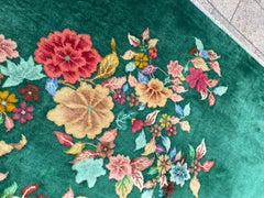 Tappeto da sposa cinese Art of Vintage Deco: Un arazzo di Eleganza &Tradition".