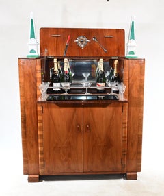 Vintage Art Deco Cocktail Cabinet Drinks 1930s