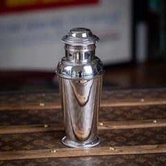 Vintage Art Deco Cocktail Shaker von Mappin & Webb, massives Silber, 1930