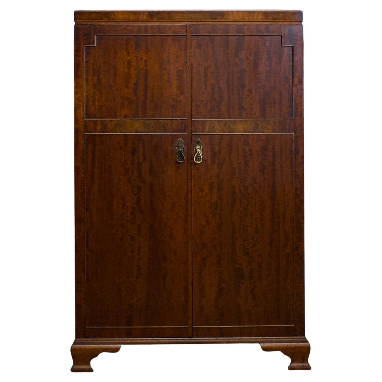 Armadio vintage Art Deco Compactum di Waring & Gillows, anni '30