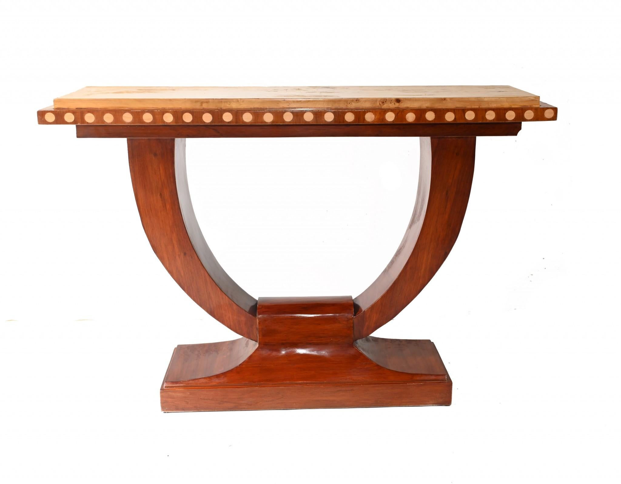 Vintage Art Deco Console Table Roaring Twenties Interiors In Good Condition For Sale In Potters Bar, GB