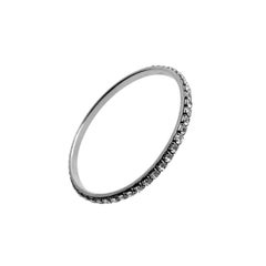 Vintage Art Deco Crystal Line Bangle 1930s