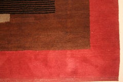 Vintage Art Deco Cubist Design Rug in the Style of Ivan da Silva Bruhns