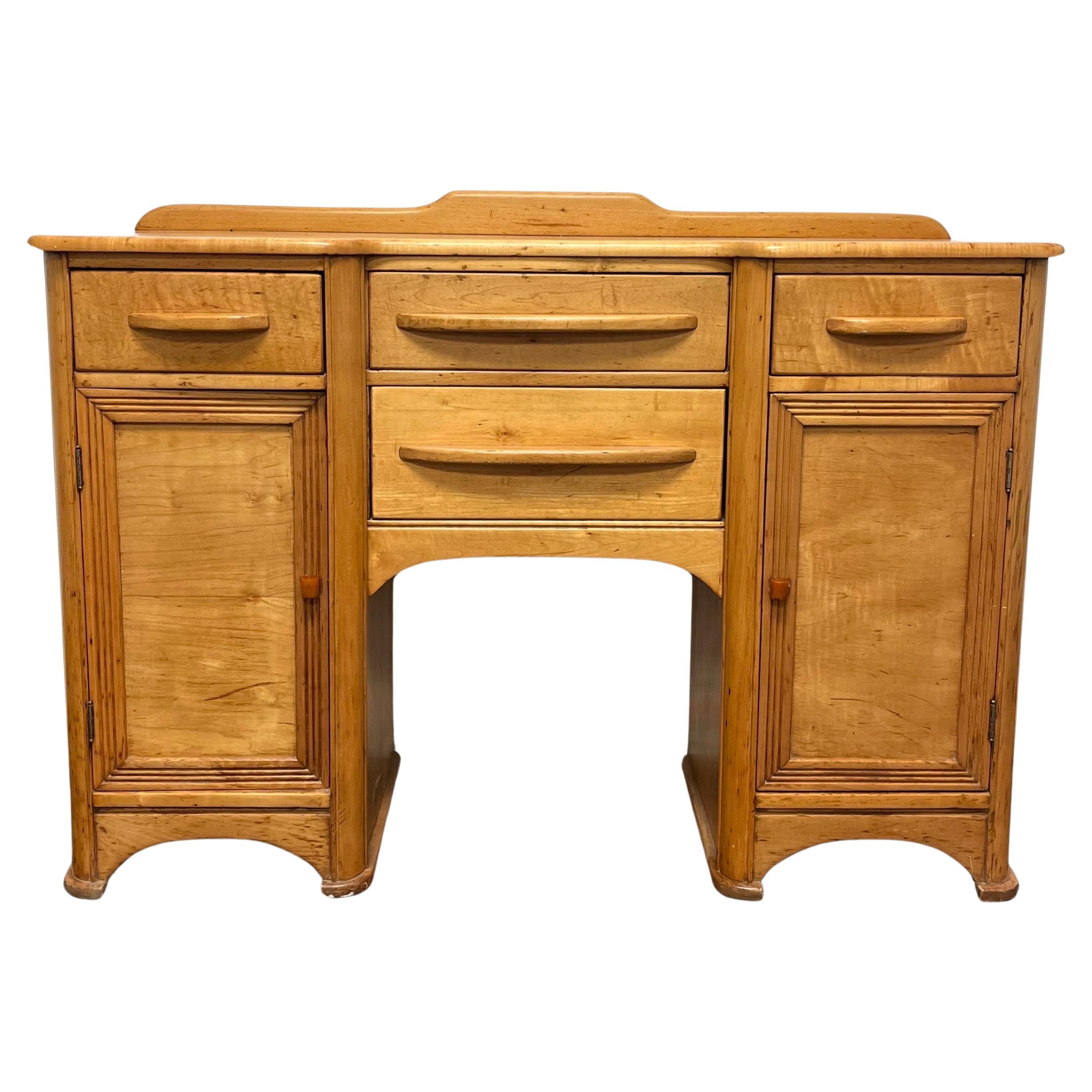 Vintage Art Deco Cupboard Washstand