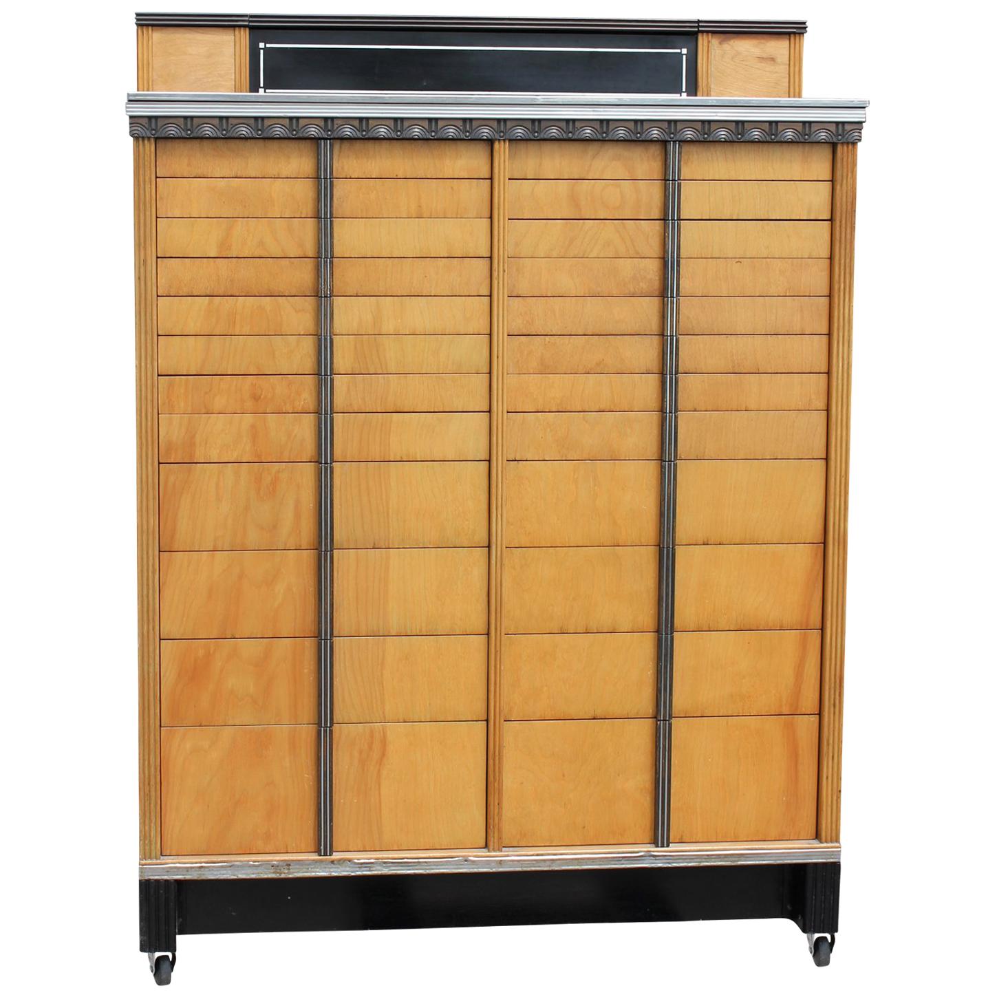 Vintage Art Deco Dental Cabinet or Jewelry Chest