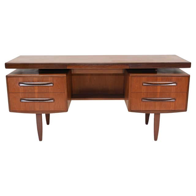 A Fabulous Art Deco Design Chrome and Walnut Desk For Sale at 1stDibs