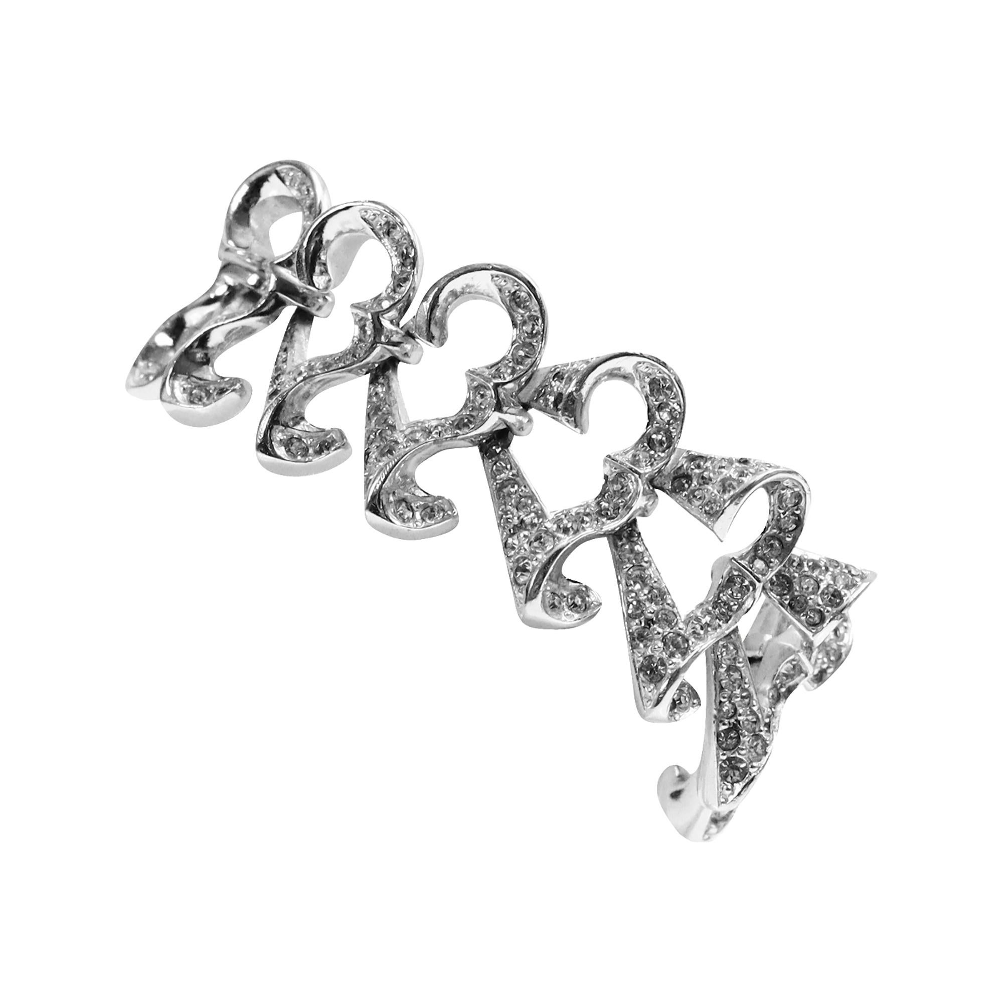 da uomo o donna Bracciale con diamanti Art of Vintage, circa anni '60 in vendita