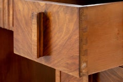 Vintage Art Deco Dressing Table 1930s Walnut Bedroom Furniture