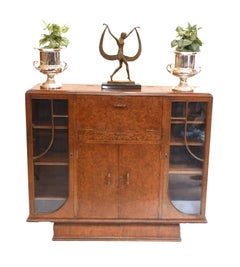 Vintage Art Deco Drinks Cabinet 1930s Furniture