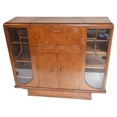 Vintage Art Deco Drinks Cabinet 1930s Furniture