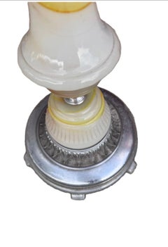 Vintage Art Deco Floor Smoking Stand Metal Ashtray with Cubbies by Mico