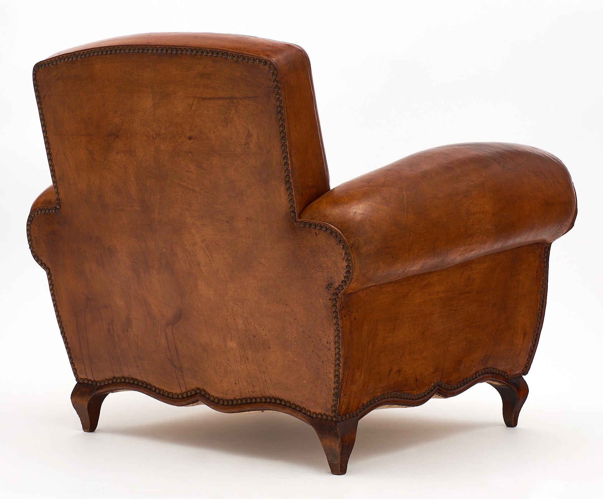 Vintage Art Deco French Club Chair 1