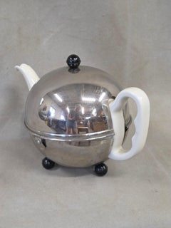Vintage Art Deco Furstenberg Bavarian Tea Pot w/ Insulated Stainless Steel Cozy
