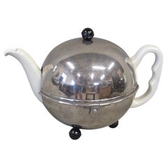 Vintage Art Deco Furstenberg Bavarian Tea Pot w/ Insulated Stainless Steel Cozy