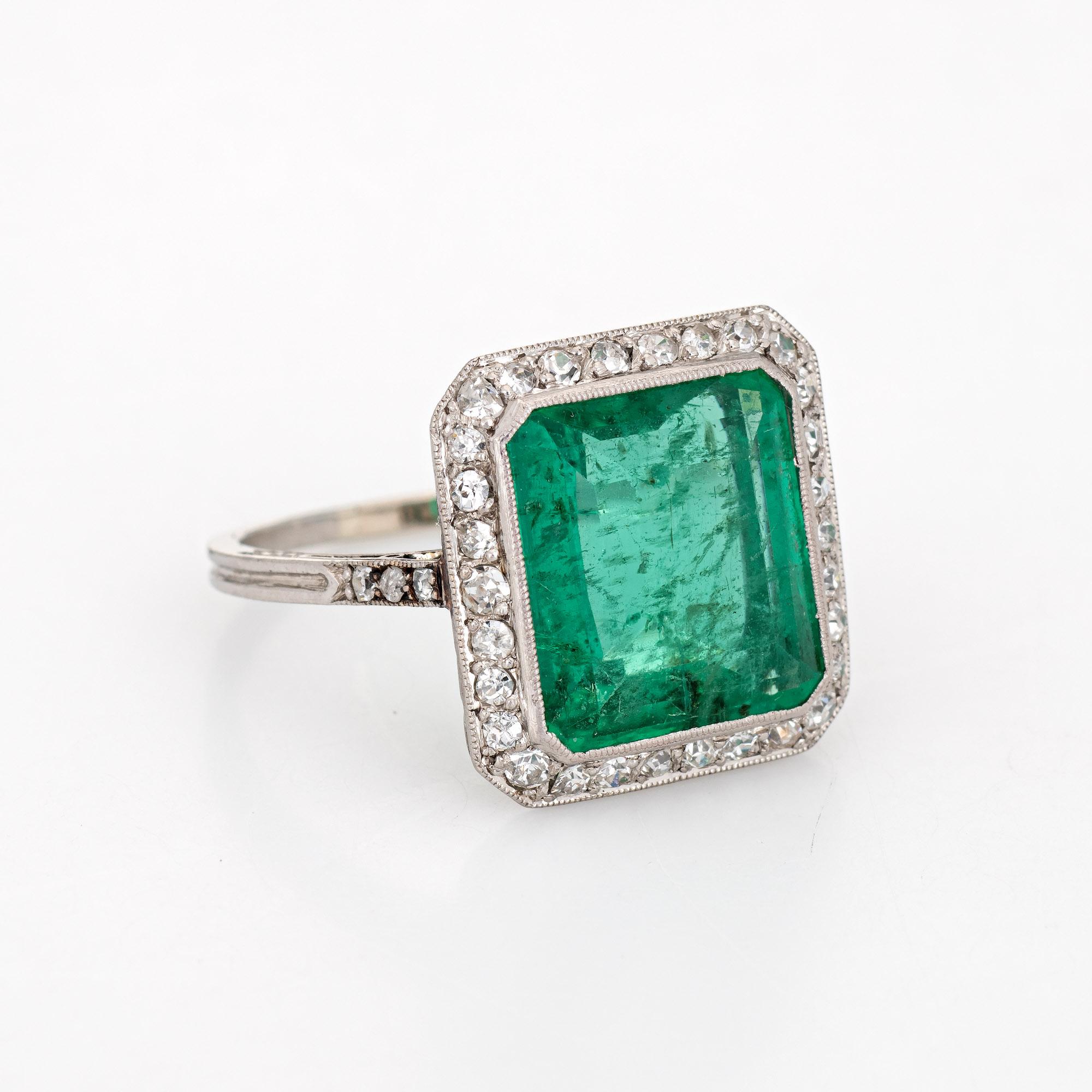 vintage emerald engagement rings 1920s