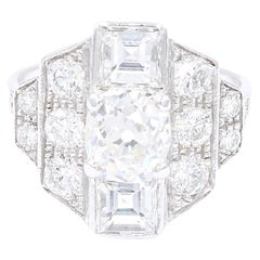 Bague en diamant de 1,35 carat d'inspiration Art of Vintage 