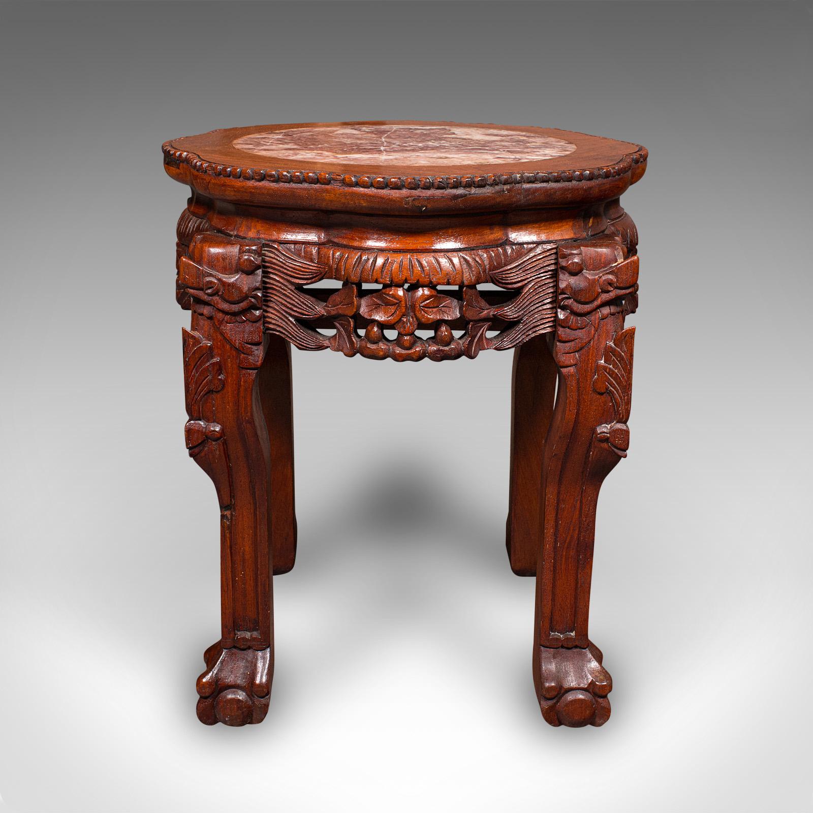 Art déco Vintage Art Deco Lamp Stand, Oriental, Occasional, Wine, Side Table, Circa 1940 en vente