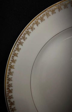 Vintage Art Deco Large Limoges Porcelain Plate by D.R.B - 2Y445