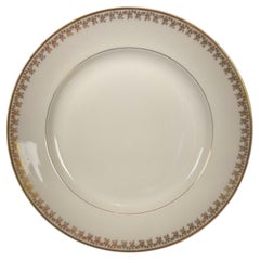 Vintage Art Deco Large Limoges Porcelain Plate by D.R.B - 2Y445