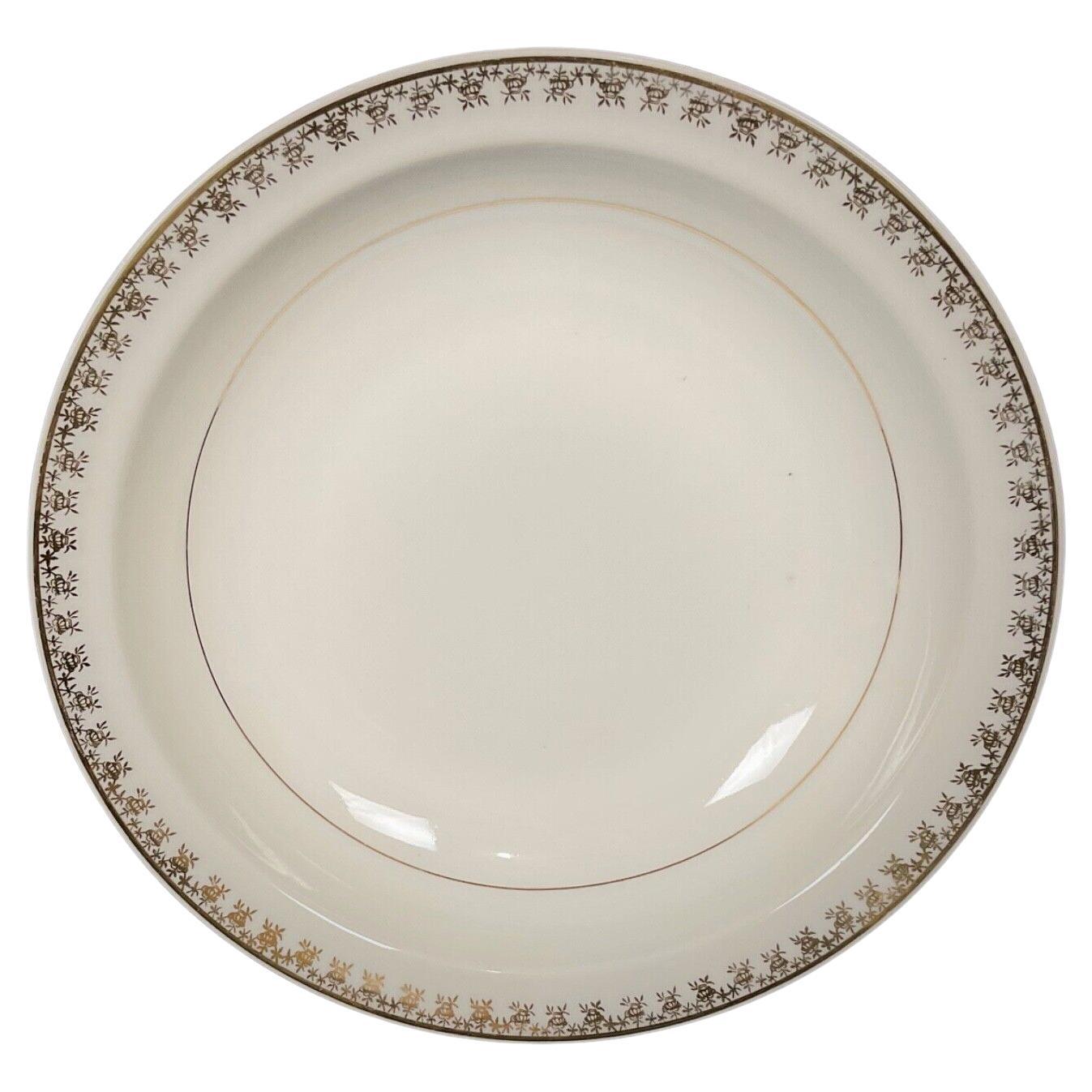 Vintage Art Deco Limoges Porcelain Shallow Dish by D.R.B - 2Y455