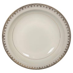 Vintage Art Deco Limoges Porcelain Shallow Dish by D.R.B - 2Y455