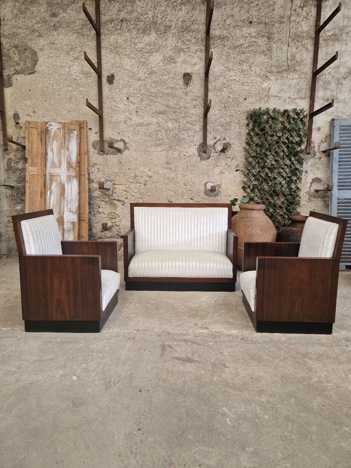 Ensemble de salon Art Déco modulaire de style moderniste avec canapés et chaises en vente 3