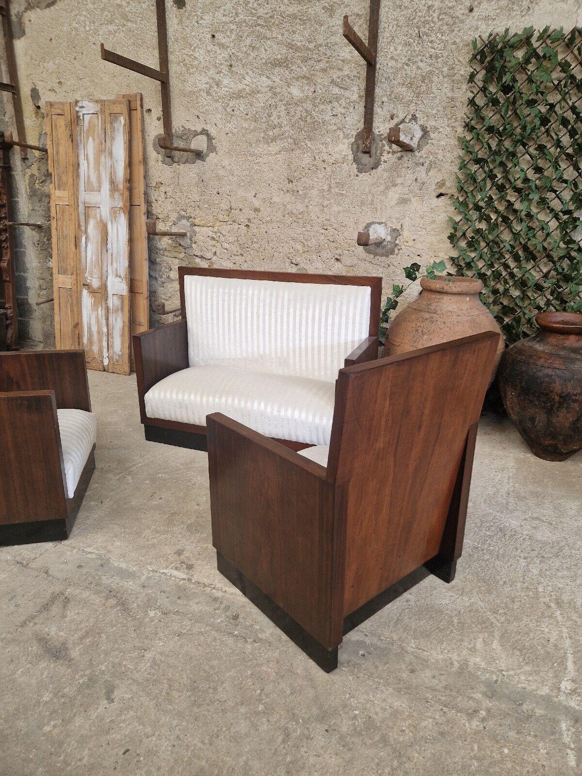 Ensemble de salon Art Déco modulaire de style moderniste avec canapés et chaises en vente 2