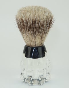 Lucite-Schirmbürste im Vintage-Stil, Art déco