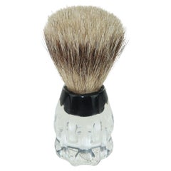 Retro Art Deco Lucite Handled Shaving Brush