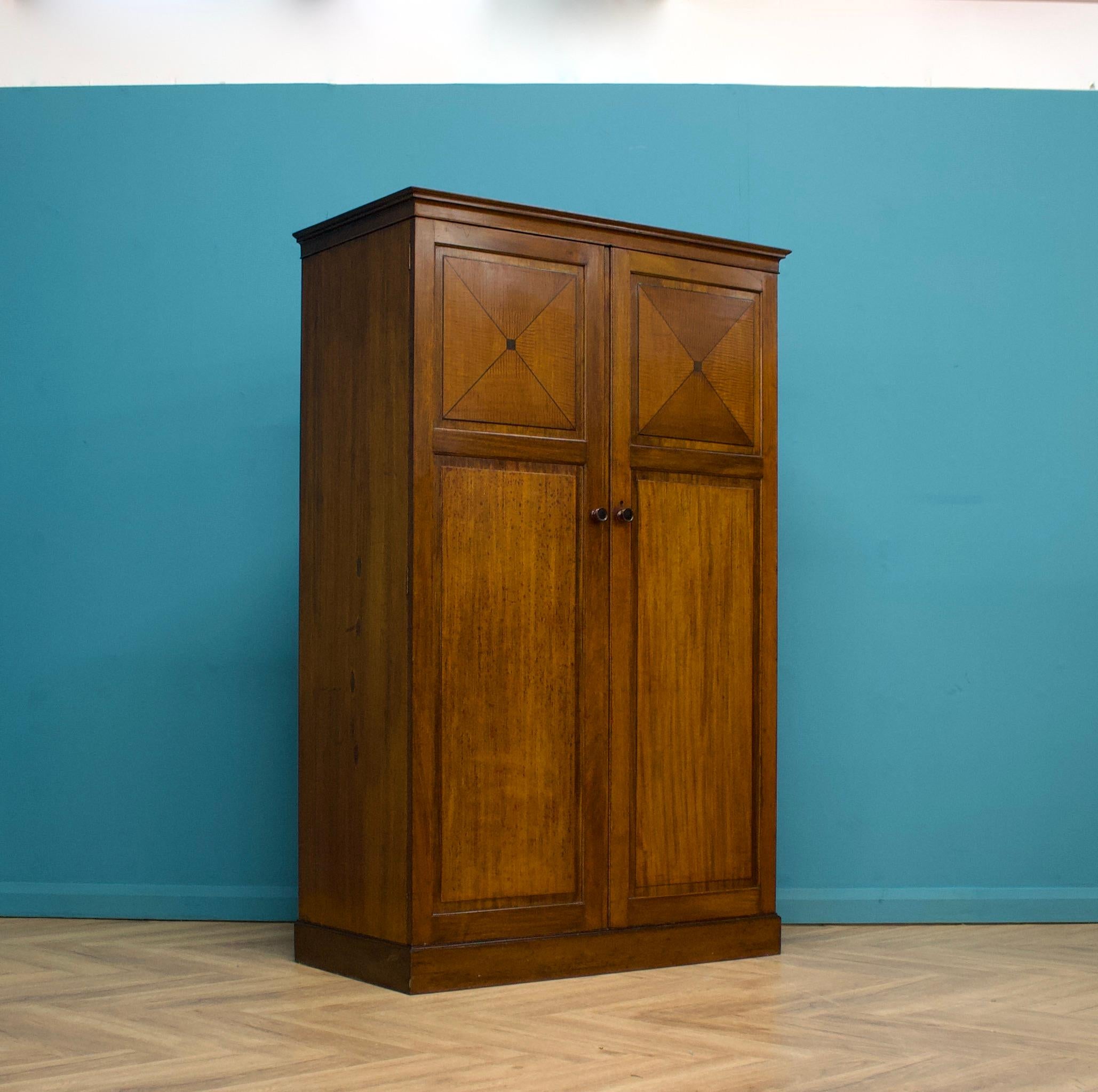 Vintage Art Deco Mahogany Fitted Wardrobe from Heals & Son, 1930s 5