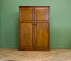 Vintage Art Deco Mahogany Fitted Wardrobe from Heals & Son, 1930s