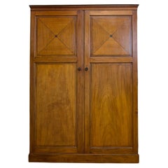 Retro Art Deco Mahogany Fitted Wardrobe from Heals & Son, 1930s