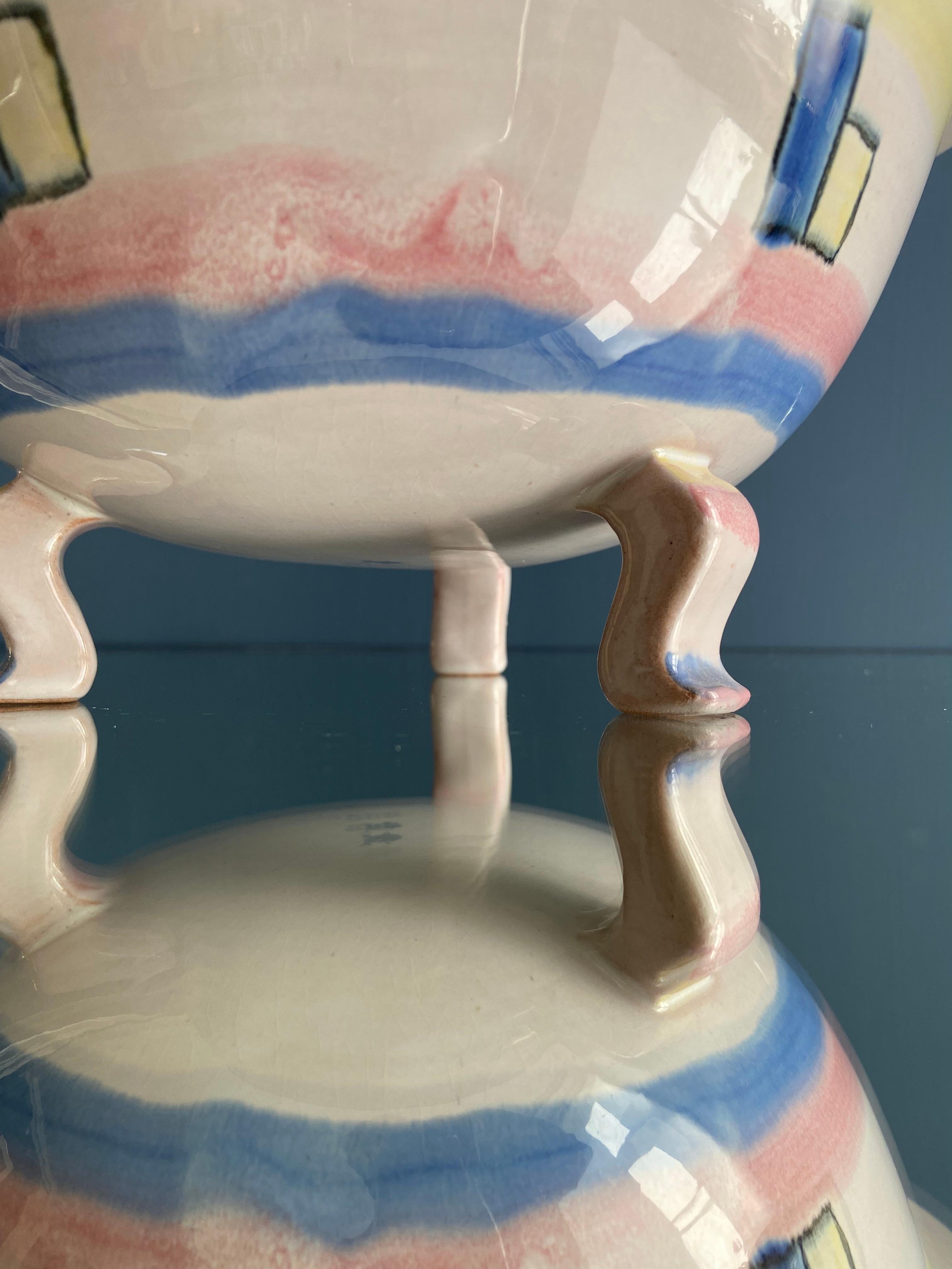 Vintage-Keramikschale Margarete Heymann-Loebenstein im Art déco-Stil, Deutschland, 1930er Jahre (Mitte des 20. Jahrhunderts)