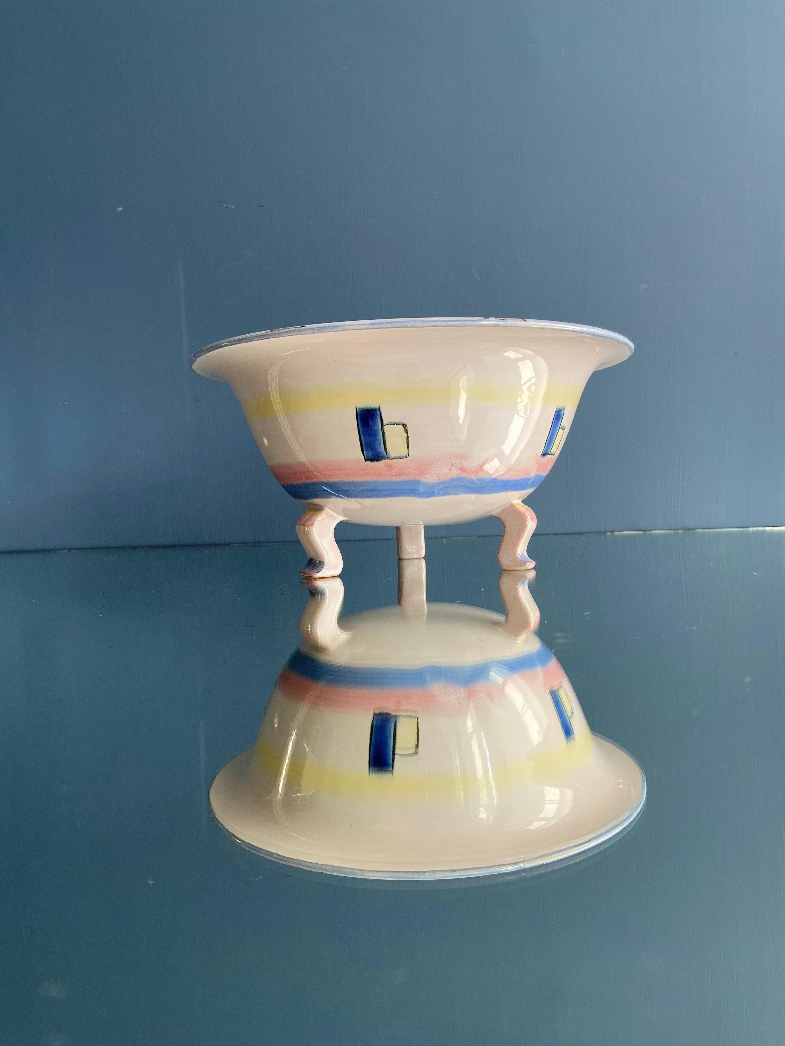 Vintage-Keramikschale Margarete Heymann-Loebenstein im Art déco-Stil, Deutschland, 1930er Jahre 2