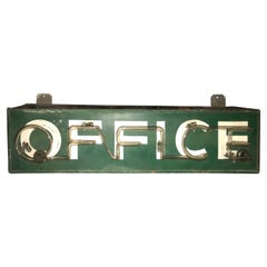 Vintage Art Deco Neon "OFFICE" Sign