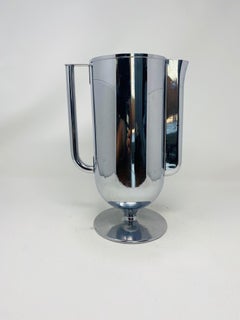 Vintage Art Deco Norman Bel Geddes Revere Chrome Pitcher