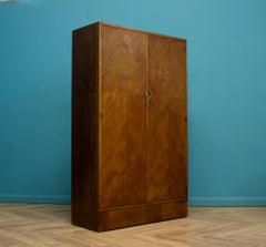 Vintage Art Deco Oak Compact Wardrobe from Compactum, 1930s