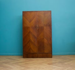 Vintage Art Deco Oak Compact Wardrobe from Compactum, 1930s