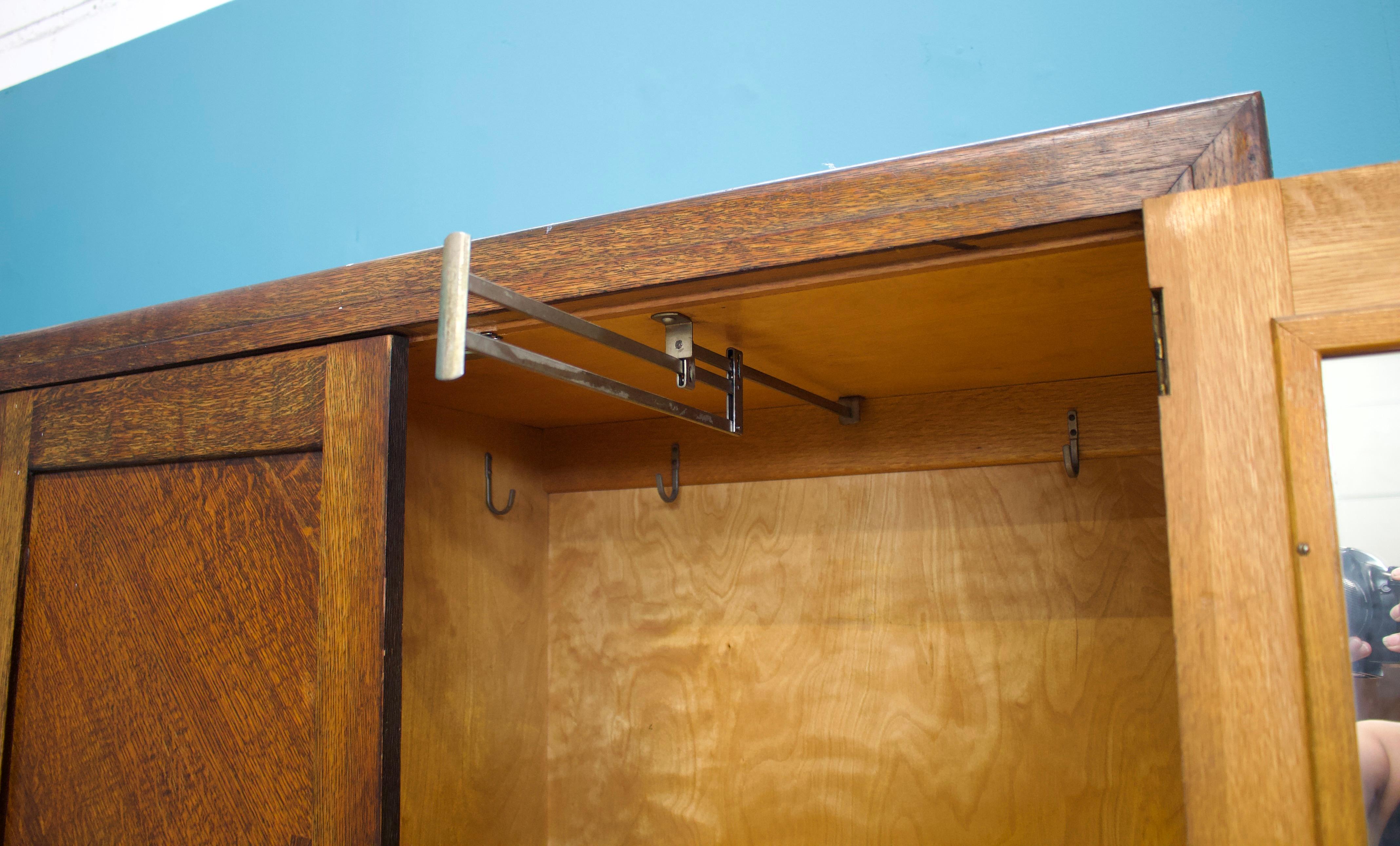 Vintage Art Deco Eiche Compactum Kleiderschrank, 1930er Jahre im Angebot 3